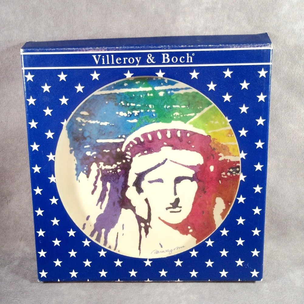 Villeroy & Boch Statue Of Liberty Plate New York Centennial Celebration 1986